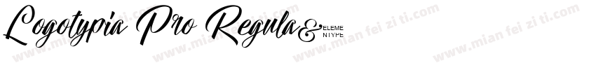 Logotypia Pro Regula字体转换